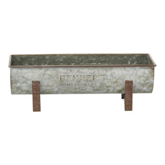 Behrens M19TP1 5" x 5" x 15" Aged Steel Planter