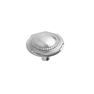 Richelieu BP2390332195 32mm 2390 Traditional Country Style Metal Knob - Brushed Nickel