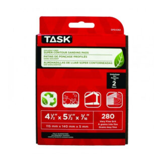 Task SP64282 4-1/2" x 5-1/2" 220 Grit Very Fine Eco Series Sanding Pad, 2 Pack