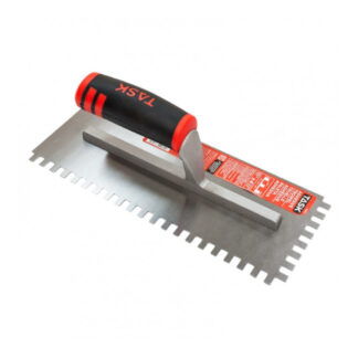 Task T33623 11" x 4-1/2" Square Notch FlexFit Grip Adhesive Trowel