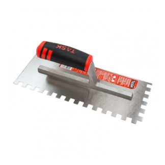 Task T33627 11" x 4-1/2" Square Notch FlexFit Grip Adhesive Trowel