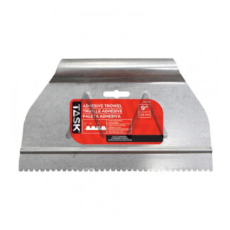 Task T34242 9" 1/8" x 1/8" x 1/8" V-Notch Steel Adhesive Spreader