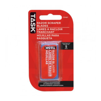 Task T37467 2-Sided Scraper Blade, 5 Pack