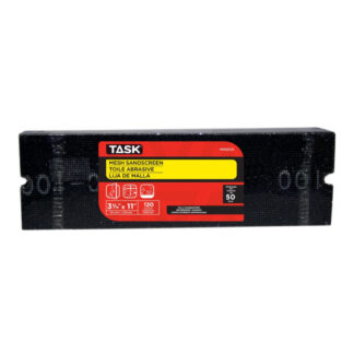 Task MS63120 11" x 3-5/16" 120 Grit Fine Drywall Sand Screen, 50 Pack