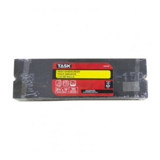 Task MS63150 11" x 3-5/16" 150 Grit Very Fine Drywall Sand Screen, 50 Pack