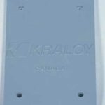 IPEX 20234 Box Cover, 4.6 in L, 2.8 in W, PVC, Gray