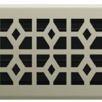 Imperial RG3463 Floor Register, Polystyrene, Satin Nickel