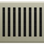 Imperial RG3429 Floor Register, Polystyrene, Satin Nickel