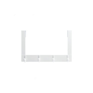 Richelieu T1740130 Utility Over-the-Door 4-Hook Rack - White