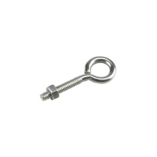 Onward 2107XB 2-1/2" x 1/4" Steel Eye Bolt with Nut - Zinc