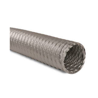 Imperial CS-0625 6" x 25" Grey Non-Insulated Vinyl Air Duct