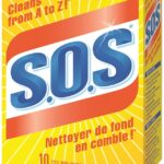 S.O.S 01346 Soap Pad, Steel Wool Abrasive, 10/PK