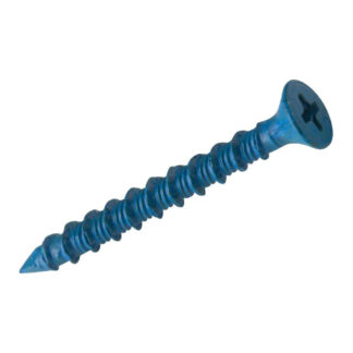 Tapcon 3340 2-3/4" x 1/4" Concrete Screw Anchor, 100 Pack - Blue