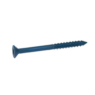 Tapcon 3370 4" x 1/4" Concrete Screw Anchor, 100 Pack - Blue