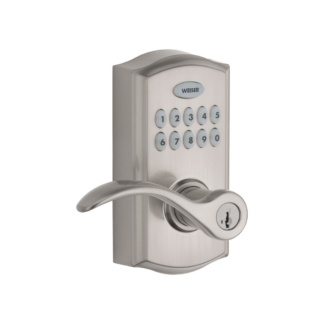 Weiser SmartCode 10 Commercial Lever Electronic Traditional Lock - Satin Nickel
