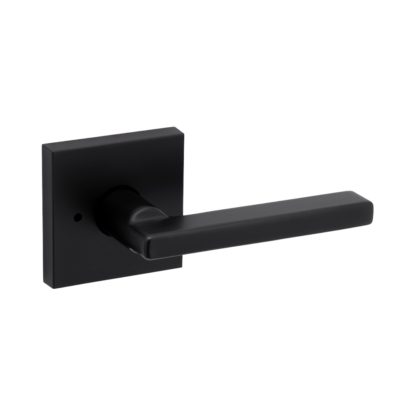 Weiser Halifax Square Privacy Lever - Matte Black