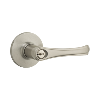 Weiser Grapevine Keyed Entry Lever - Satin Nickel