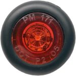 PM V171R Side Marker/Clearance Light, 9 to 16 V, LED Lamp, Red Lens, Grommet Mounting