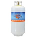 Flame King YSN401 LP Cylinder With OPD, 10 gal Tank, Steel