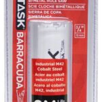 Task T21701 Hole Saw, 3/4 in Dia, 1-7/8 in D Cutting, Carbon Steel Cutting Edge