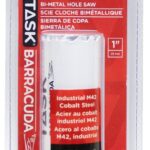 Task T21705 Hole Saw, 1 in Dia, 1-7/8 in D Cutting, Carbon Steel Cutting Edge