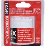 Task T21717 Hole Saw, 1-3/4 in Dia, 1-7/8 in D Cutting, Carbon Steel Cutting Edge