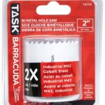 Task T21721 Hole Saw, 2 in Dia, 1-7/8 in D Cutting, Carbon Steel Cutting Edge