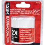 Task T21723 Hole Saw, 2-1/8 in Dia, 1-7/8 in D Cutting, Carbon Steel Cutting Edge