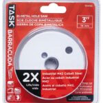 Task T21733 Hole Saw, 3 in Dia, 1-7/8 in D Cutting, Carbon Steel Cutting Edge