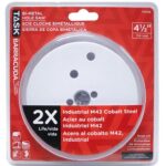 Task T21749 Hole Saw, 4-1/2 in Dia, Bi-Metal Cutting Edge