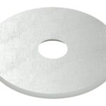 Reliable WWZ1MR Wood Screw Washer, 0.23 in ID, 1 in OD, 0.07 in Thick, Steel, Zinc