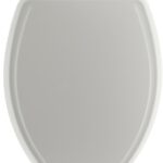 Mayfair 148SLOWA-000/148E Toilet Seat, Elongated, Molded Wood, White, Twist Hinge