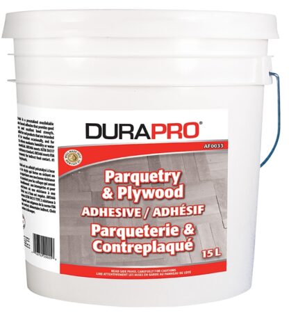 Dura Pro AF0033-015 Parquetry and Plywood Adhesive, Yellow, 15 L, Pail