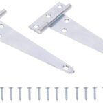 ProSource LTH-Z06-C2PS T-Hinge, Steel, Zinc, Fixed Pin, 180 deg Range of Motion, 36 (Pair) lb