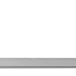 Prime-Line U 9920 Security Bar Lock, Aluminum, Anodized Aluminum, 3/16, 1/8, 1/4 in Thick Door