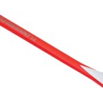 Crescent CODE RED Series MB12 Pry Bar, 12 in L, Ground Tip, Steel, Red, 3-1/4 in W