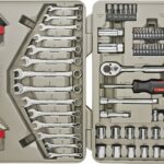 Crescent CTK128MP2N Mechanics Tool Set, Steel, Chrome, 128 -Piece