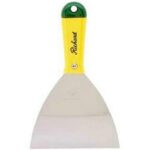 Hyde Richard Series H6F Putty Knife, 6 in L Blade, Carbon Steel Blade, Half Tang Blade, Polypropylene Handle