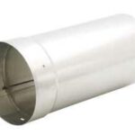 Selkirk 195084 Adjustable Rigid Liner Pipe, 5 in OD, 18 in L, Stainless Steel