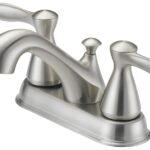 Boston Harbor F51B0010NP Lavatory Faucet, 1.2 gpm, 2-Faucet Handle, 3-Faucet Hole, Metal/Plastic, Brushed Nickel