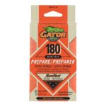 Gator 736501220 Sanding Sponge, 5 in L, 3 in W, 180 Grit, Aluminum Oxide Abrasive