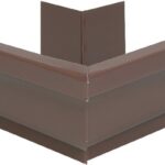 Amerimax 2520219 Gutter Miter, Aluminum, Brown