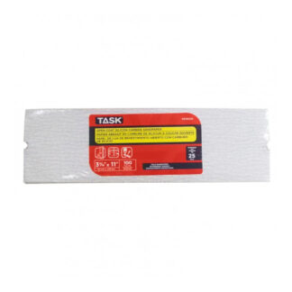 Task PSO6100 11" x 3-5/16" 100 Grit Fine Drywall Sandpaper, 25 Pack