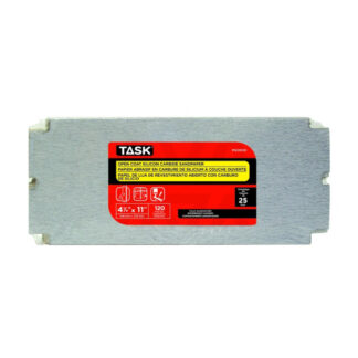 Task PSO9120 11" x 4-1/4" 120 Grit Fine Drywall Sandpaper, 25 Pack