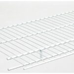 ClosetMaid 1361 Wire Shelf, 60 lb, 1-Level, 12 in L, 72 in W, Steel, White Sells in Quantity of 6
