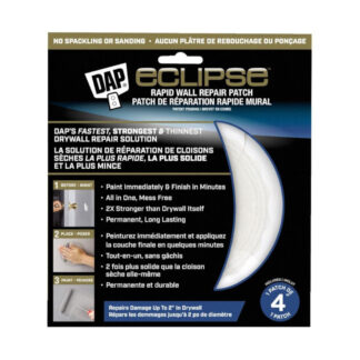 DAP 7079874904 4" Rapid Wall Repair Patch - White
