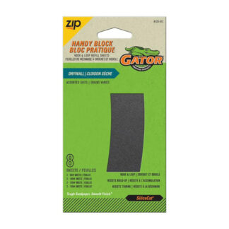 Gator 4123012 2-5/8" x 5" Assorted Grit Drywall Sanding Sheet, 8 Pack