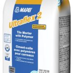 Mapei Ultraflex 2 Series 60053 Tile Mortar, Gray, Powder, 10 lb, Bag Sells in Quantity of 2