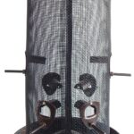 Stokes Select 38113 Wild Bird Feeder, 18 in H, 8.4 qt, Hammered Copper/Stainless Steel Hanging Ring, Black