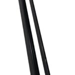 Regal TBR-8-BL Top and Bottom Rail, 93 in H, Aluminum, Black